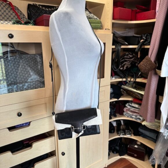 GUCCI BLACK HORSEBIT 1955 MINI BAG Brand New in Box - Picture 3 of 8